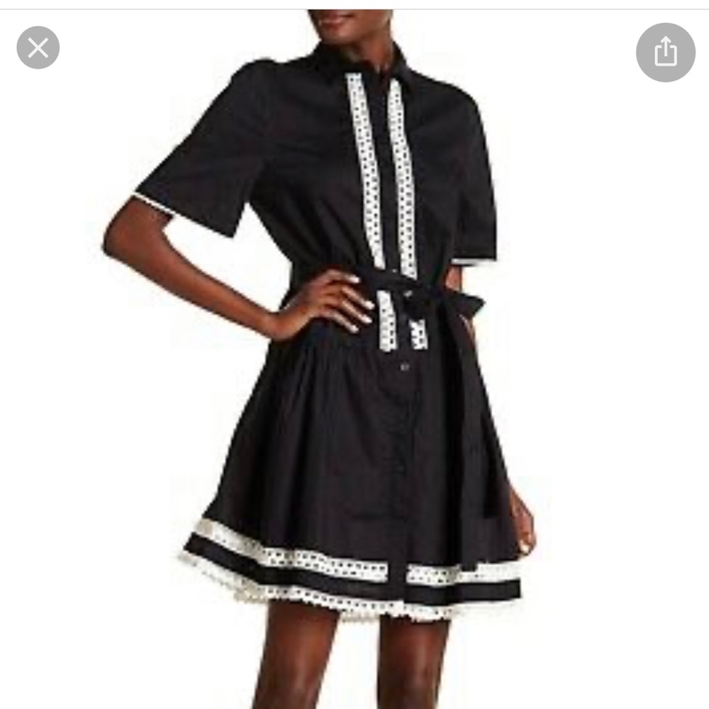 Kate Spade Brooke Street Lace Insert Dress